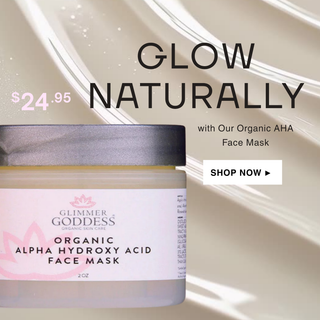 Organic AHA Face Mask – Renewing Treatment for Exfoliation & Glow - Glamourous Grace