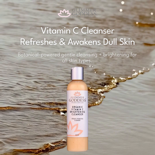 Organic Vitamin C Brightening Cleanser – Gentle Face Wash
