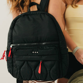 Go-To Organized Puffer Nylon Backpack