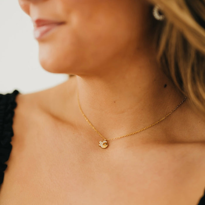 Goldie Fish Necklace - WATERPROOF - Glamourous Grace
