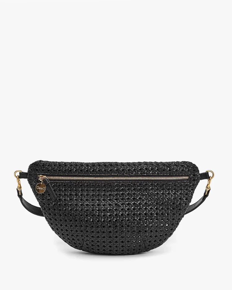 Clare V Grande Fanny, Rattan - Glamourous Grace
