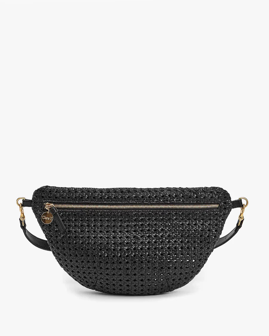Clare V Grande Fanny, Rattan - Glamourous Grace