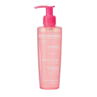 Bioderma Sensibio: Gentle Facial Cleansing Gel for Sensitive Skin - Hypoallergenic, Makeup Remover, D.A.F Complex - Soothing & Protective, 6.76 fl oz - Glamourous Grace