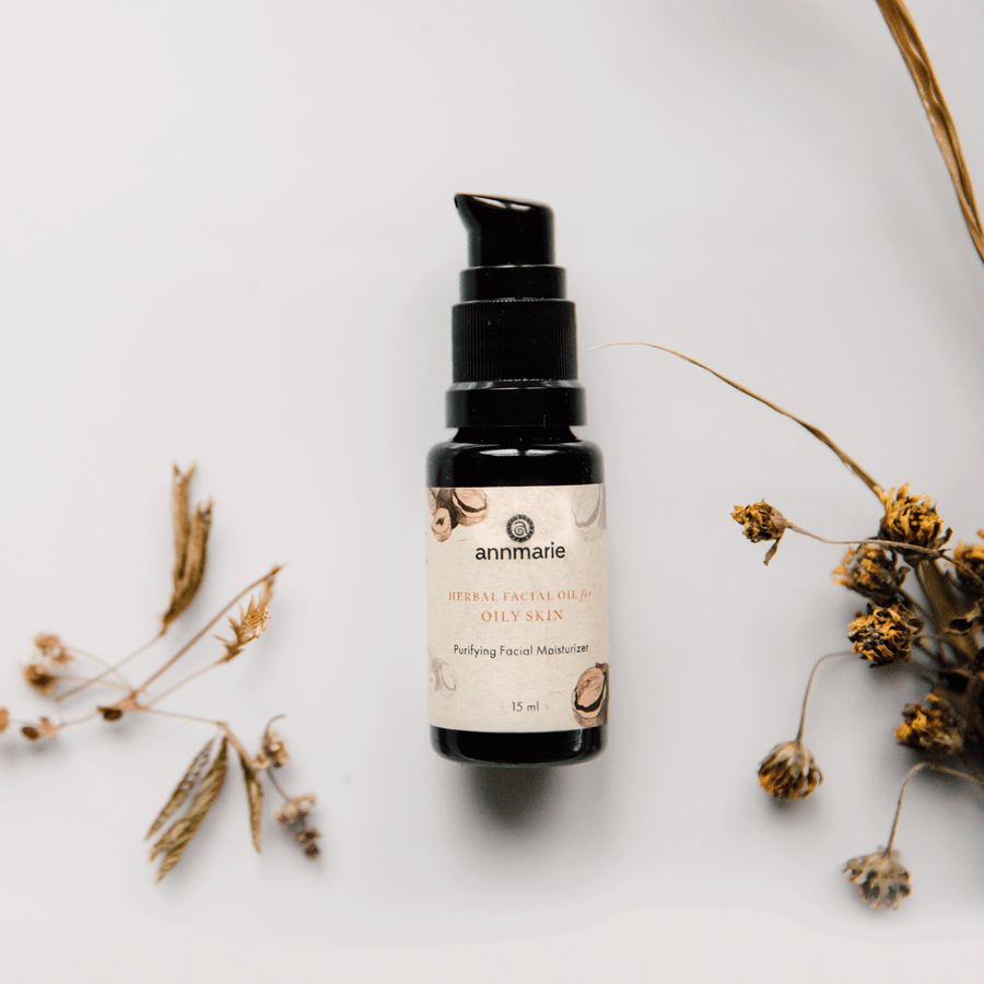 Herbal Facial Oil for Oily Skin (15ml)- Collective - Glamourous Grace
