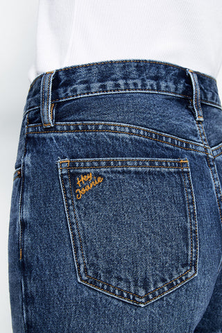 Manhattan High Rise Straight Ankle Jeans HJ160 - Glamourous Grace