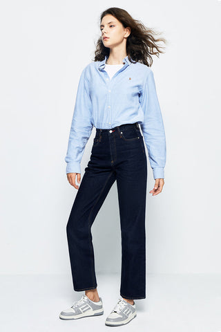 Manhattan High Rise Straight Ankle Jeans HJ160 - Glamourous Grace