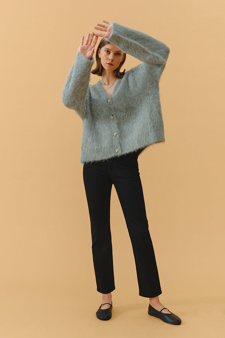 Two Shots High Rise Straight Crop Jeans HJ013 - Glamourous Grace