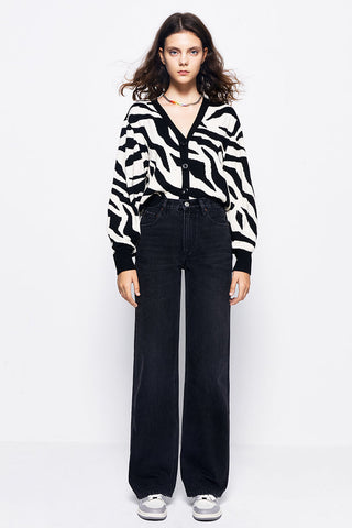 Coney Island Whitefish High Rise Wide Jeans HJ007 - Glamourous Grace