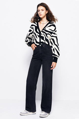 Coney Island Whitefish High Rise Wide Jeans HJ007 - Glamourous Grace