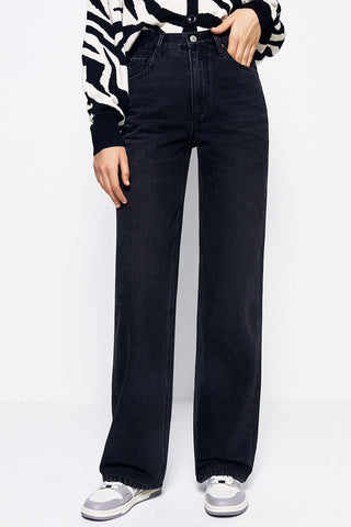 Coney Island Whitefish High Rise Wide Jeans HJ007 - Glamourous Grace