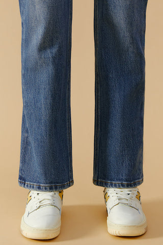 Activity Grrrl High Rise Kick Crop Jeans HJ017 - Glamourous Grace