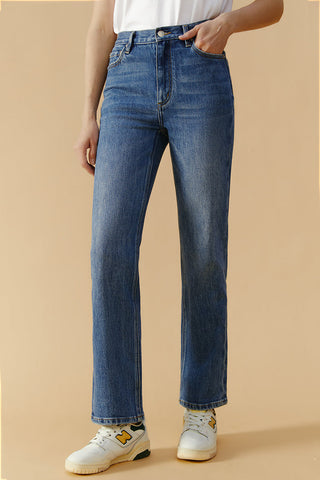 Activity Grrrl High Rise Kick Crop Jeans HJ017 - Glamourous Grace
