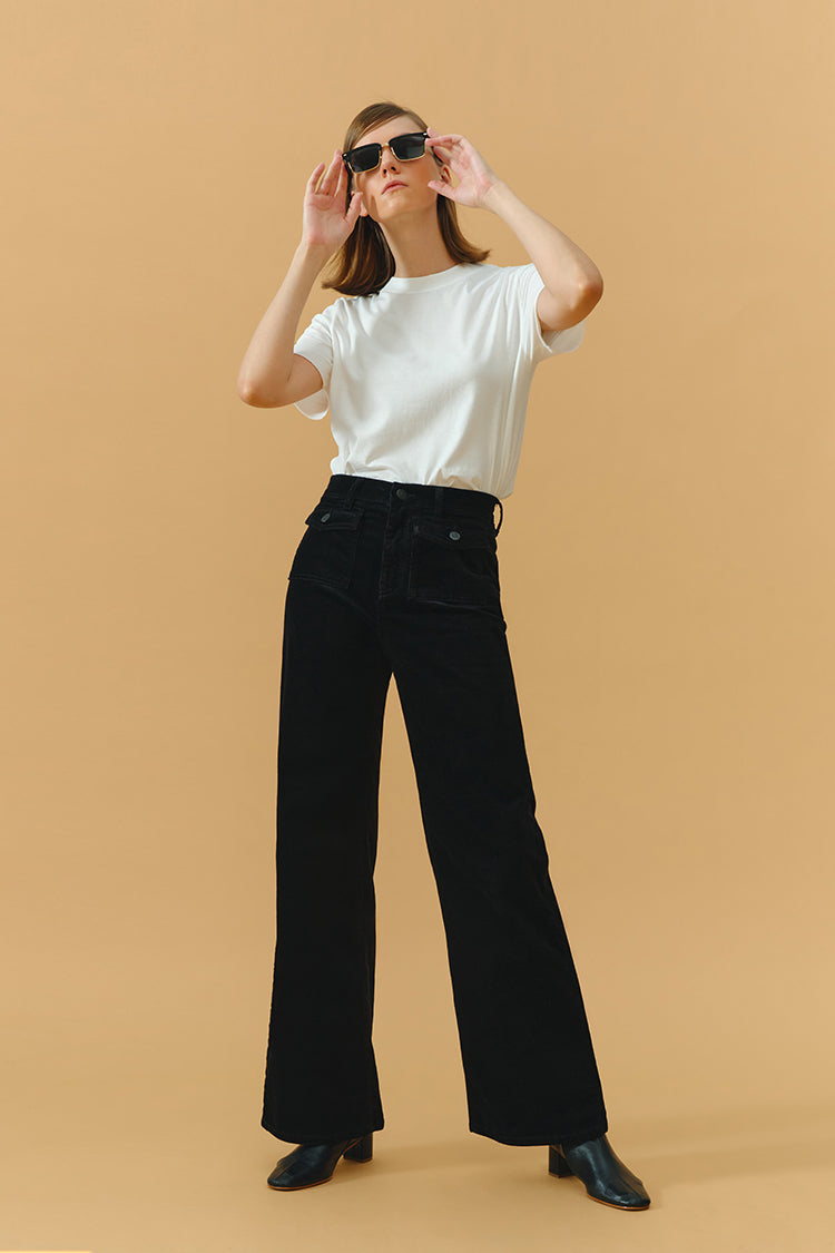 80'S Baggy Corduroy Pants HJ103 - Glamourous Grace