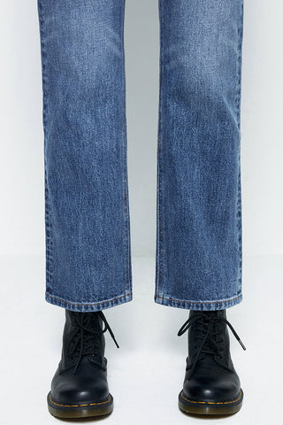 Activity Grrrl High Rise Kick Crop Jeans HJ017 [FINAL SALE] - Glamourous Grace