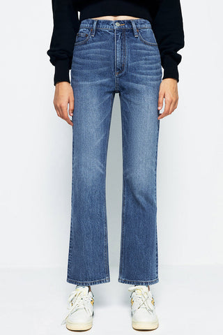 Activity Grrrl High Rise Kick Crop Jeans HJ017 [FINAL SALE] - Glamourous Grace