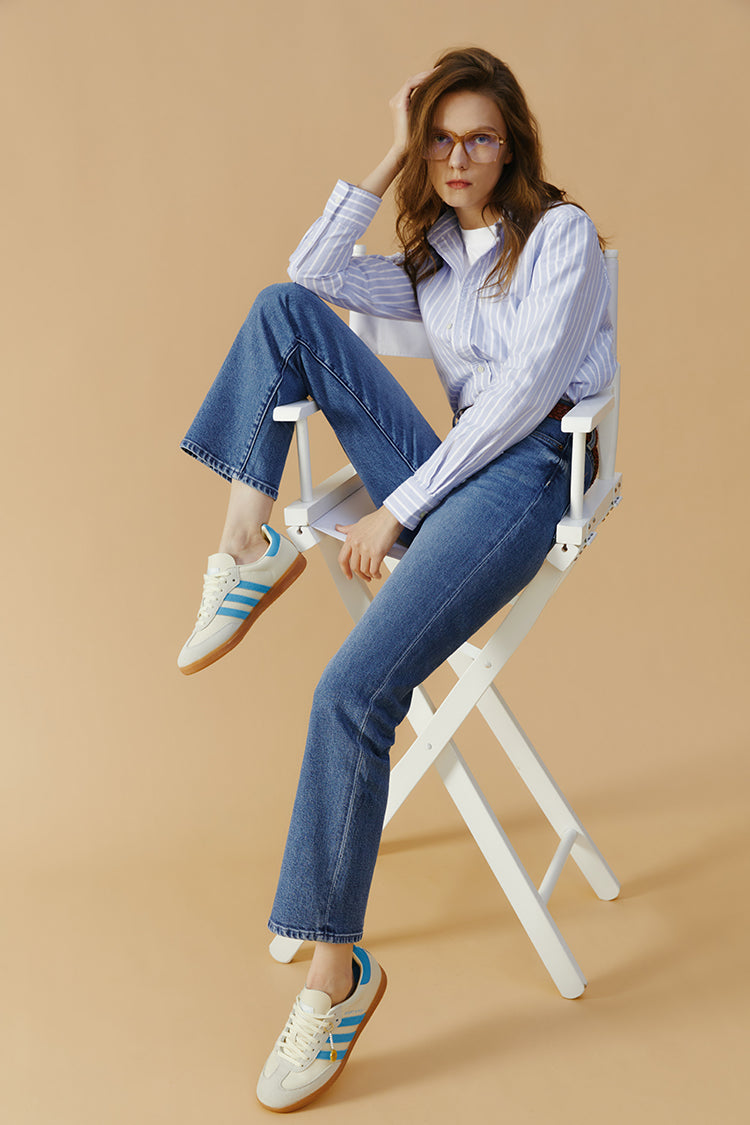 Chelsea High Rise Straight Crop Jeans HJ005 - Glamourous Grace