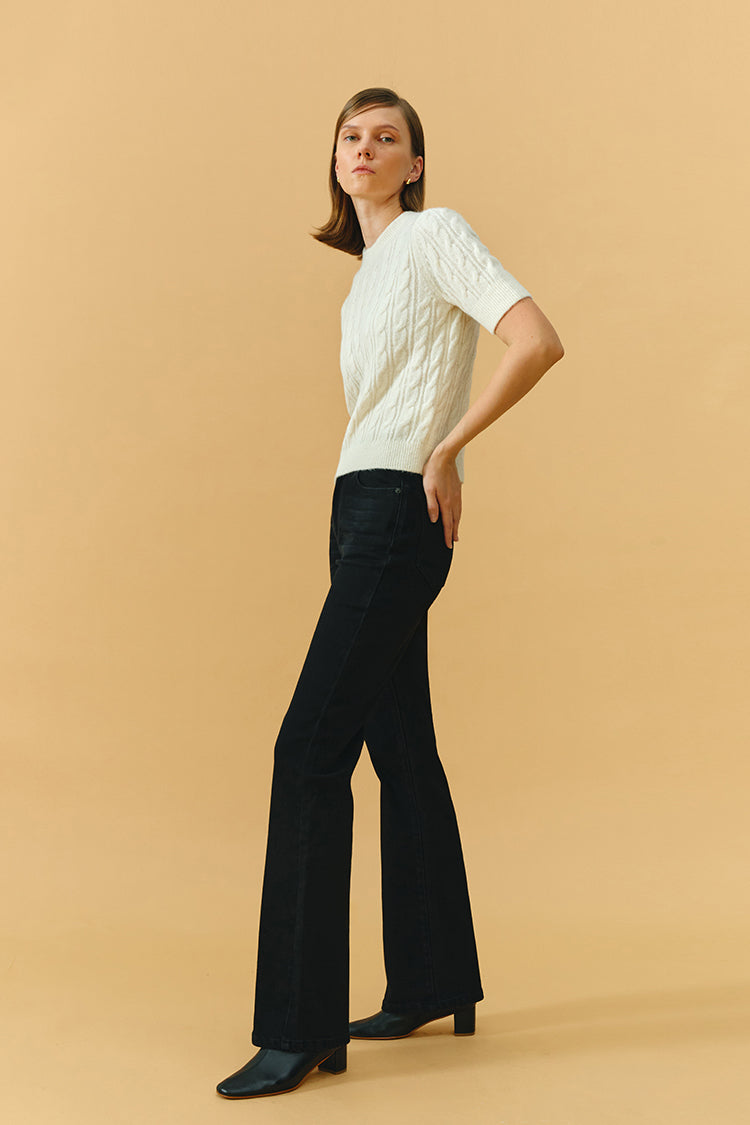 Barbara High Rise Bootcut Jeans HJ004 - Glamourous Grace