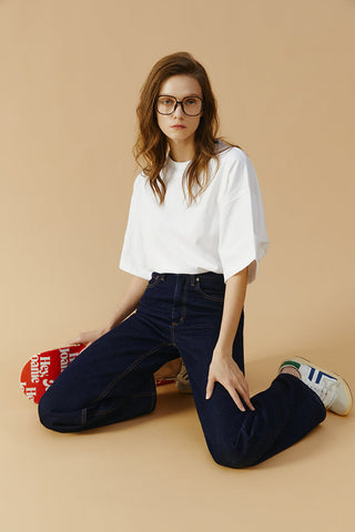 Coney Island Whitefish High Rise Wide Jeans HJ007 - Glamourous Grace
