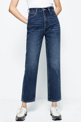 Chelsea High Rise Straight Crop Jeans HJ005 - Glamourous Grace