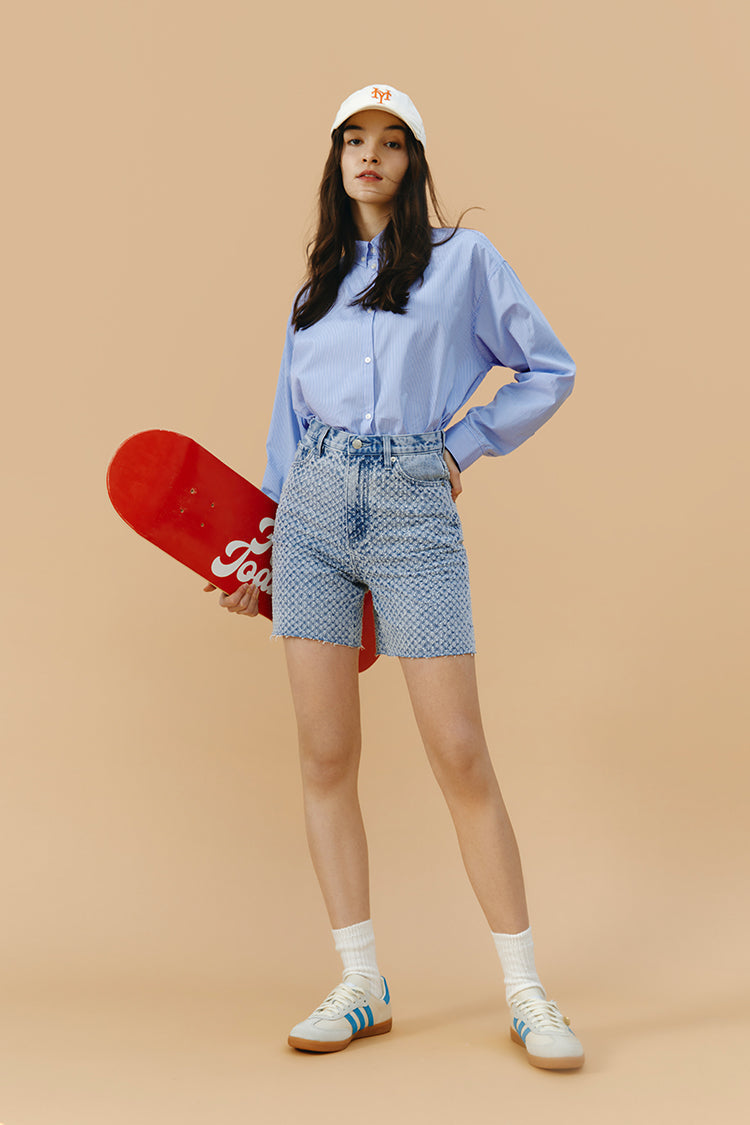 Venice Tweed High Rise Shorts HJ803 [FINAL SALE] - Glamourous Grace