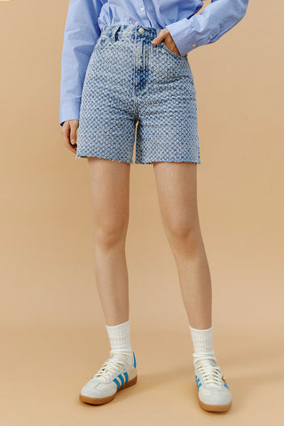 Venice Tweed High Rise Shorts HJ803 [FINAL SALE] - Glamourous Grace