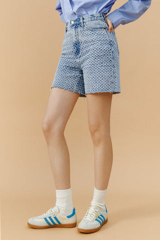 Venice Tweed High Rise Shorts HJ803 [FINAL SALE] - Glamourous Grace
