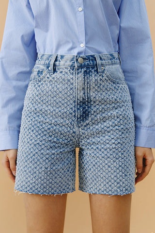 Venice Tweed High Rise Shorts HJ803 [FINAL SALE] - Glamourous Grace