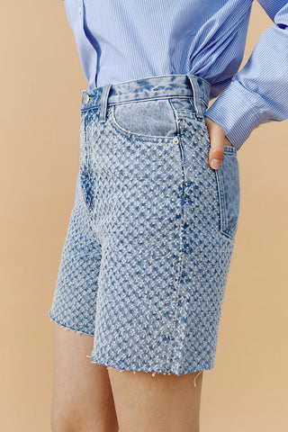 Venice Tweed High Rise Shorts HJ803 [FINAL SALE] - Glamourous Grace
