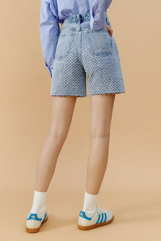 Venice Tweed High Rise Shorts HJ803 [FINAL SALE] - Glamourous Grace