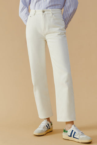 Manhattan High Rise Straight Ankle Jeans HJ160 - Glamourous Grace