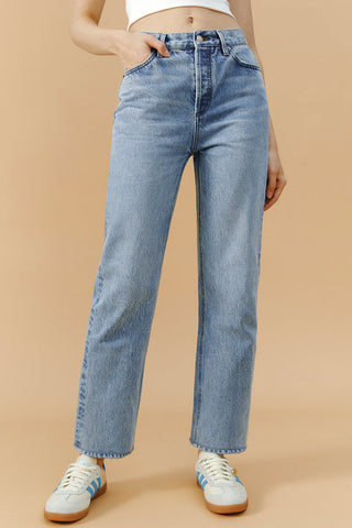 Manhattan High Rise Straight Ankle Jeans HJ160 - Glamourous Grace