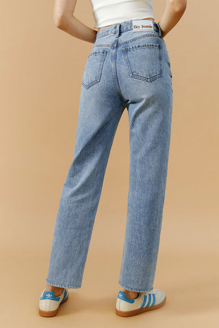 Manhattan High Rise Straight Ankle Jeans HJ160 - Glamourous Grace