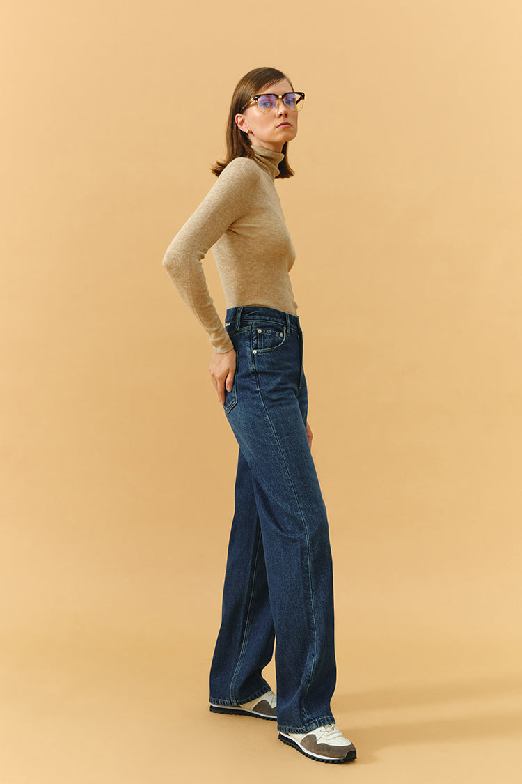Coney Island Whitefish High Rise Wide Jeans HJ007 - Glamourous Grace