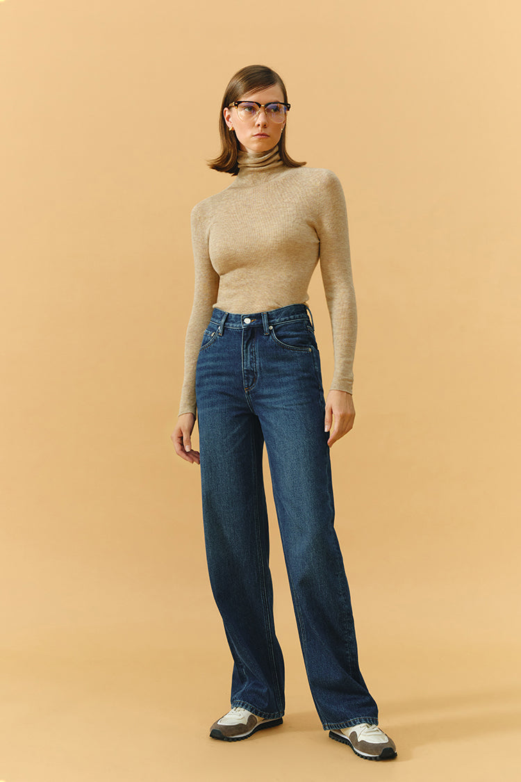 Coney Island Whitefish High Rise Wide Jeans HJ007 - Glamourous Grace