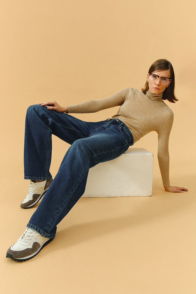 Coney Island Whitefish High Rise Wide Jeans HJ007 - Glamourous Grace