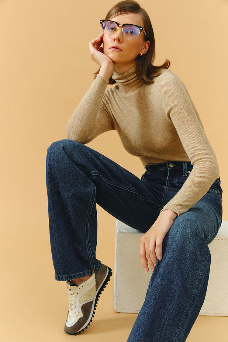 Coney Island Whitefish High Rise Wide Jeans HJ007 - Glamourous Grace