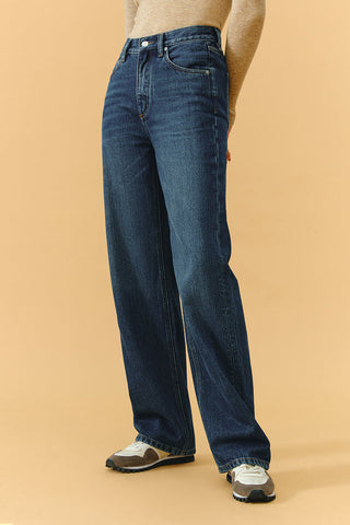 Coney Island Whitefish High Rise Wide Jeans HJ007 - Glamourous Grace