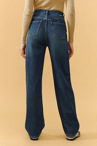 Coney Island Whitefish High Rise Wide Jeans HJ007 - Glamourous Grace