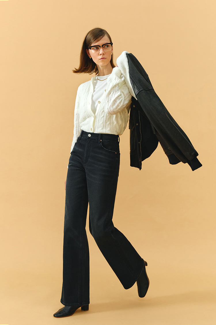 Angeles High Rise Baggy Jeans HJ103 - Glamourous Grace