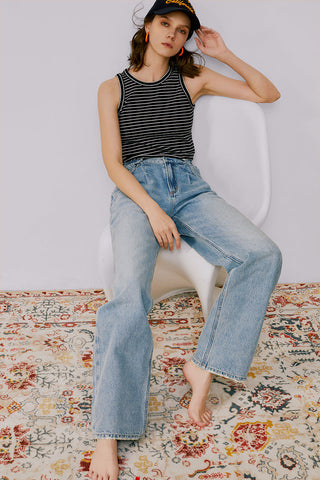 Fun City Wide Jeans HJ105 - Glamourous Grace