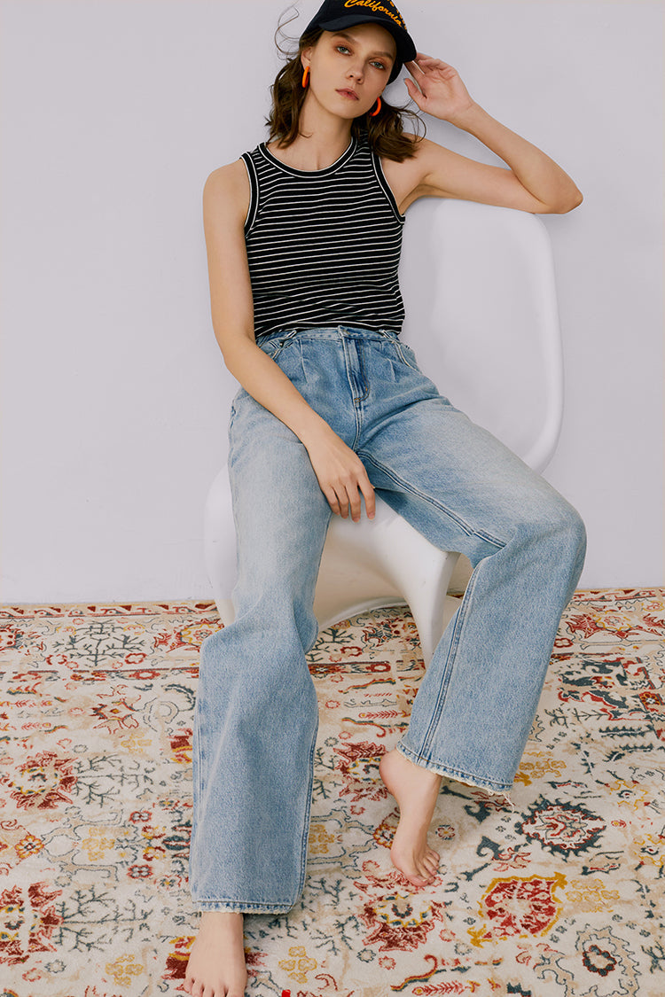 Fun City Wide Jeans HJ105 - Glamourous Grace