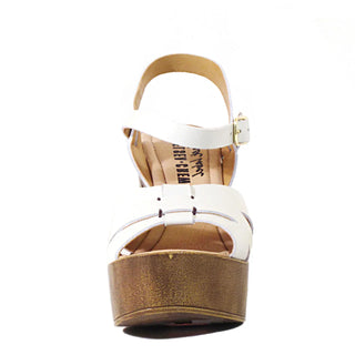 Hollie Wooden Platform Heels - Glamourous Grace
