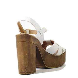 Hollie Wooden Platform Heels - Glamourous Grace