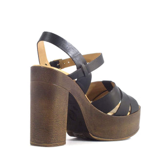 Hollie Wooden Platform Heels - Glamourous Grace
