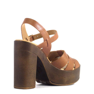 Hollie Wooden Platform Heels - Glamourous Grace