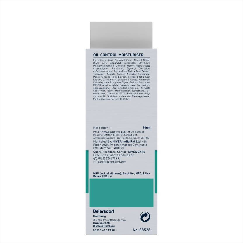 Nivea Men Oil Control Moisturiser
