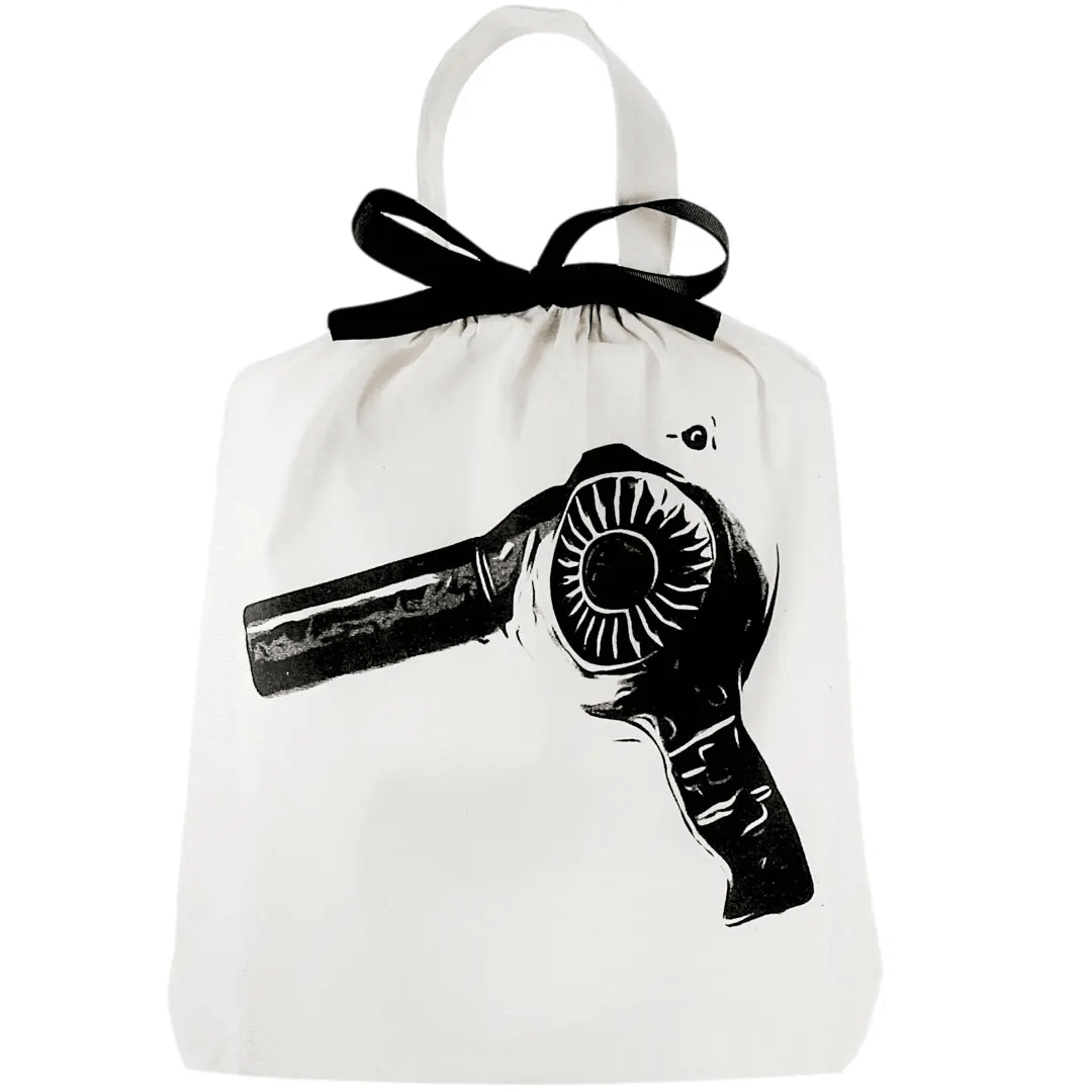 Hair Dryer Travel Bag – Cream - Glamourous Grace