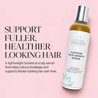 Organic Caffeine Hair Growth Serum – Scalp Treatment - Glamourous Grace