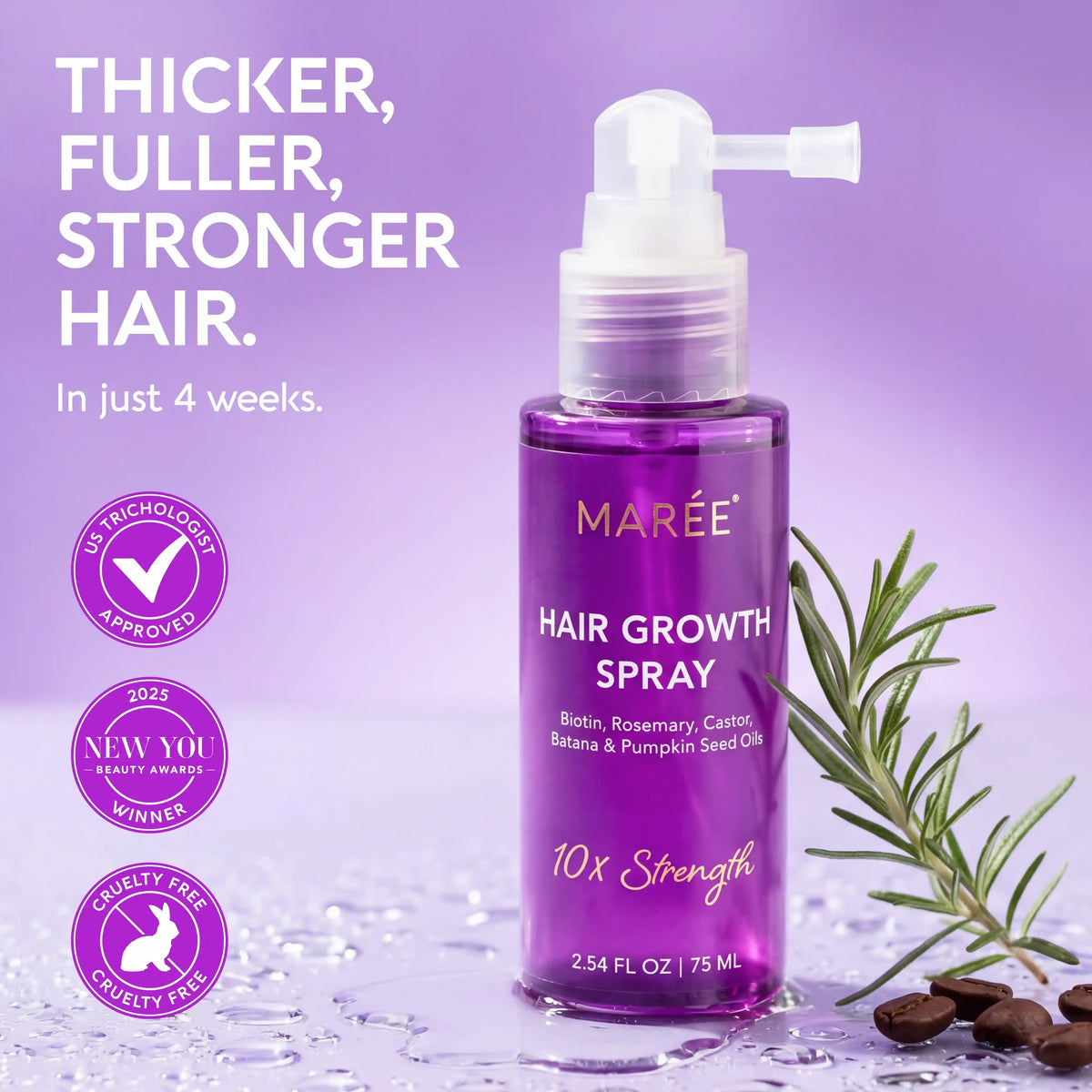 4-in-1 Hair Growth Spray - Glamourous Grace