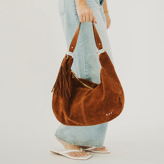Hazel Hobo Shoulder Bag with Tassel